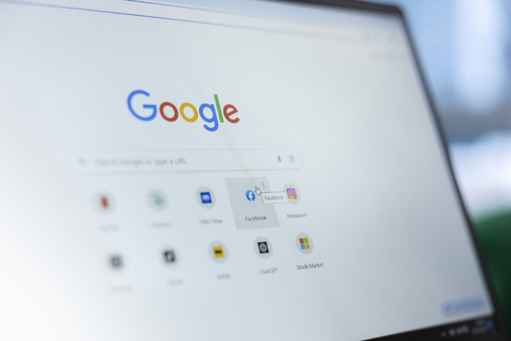 Imagem que representa as buscas o google, as quais a tyris coloca seus clientes
